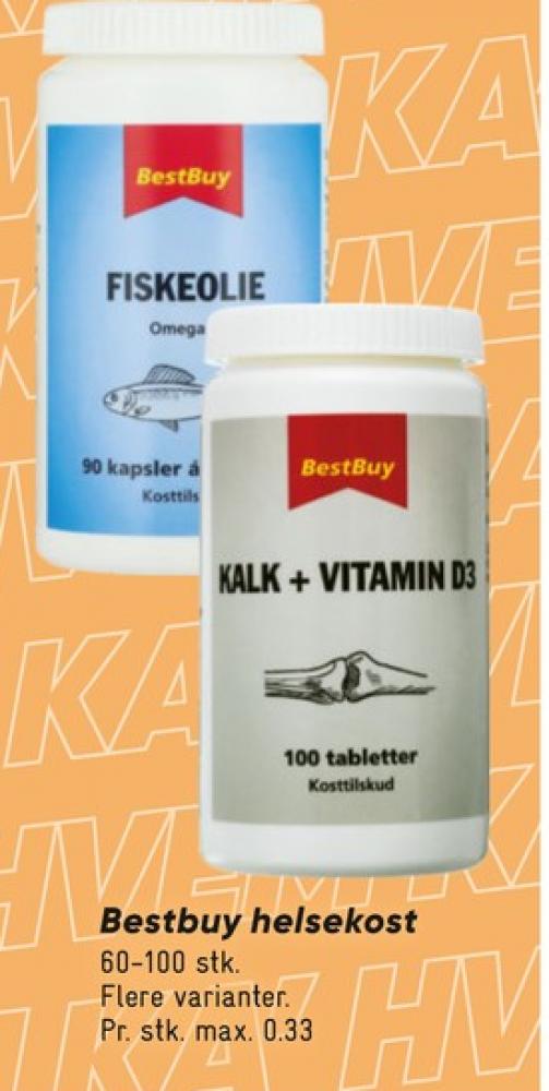 BestBuy, Kosttilskud