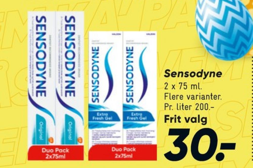 Sensodyne, Tandpasta