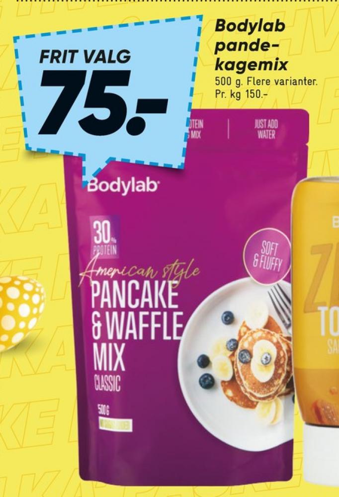 Bodylab, Pancakde & Waffelmix Chocolate