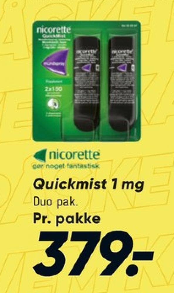 Nicorette, Mundspray