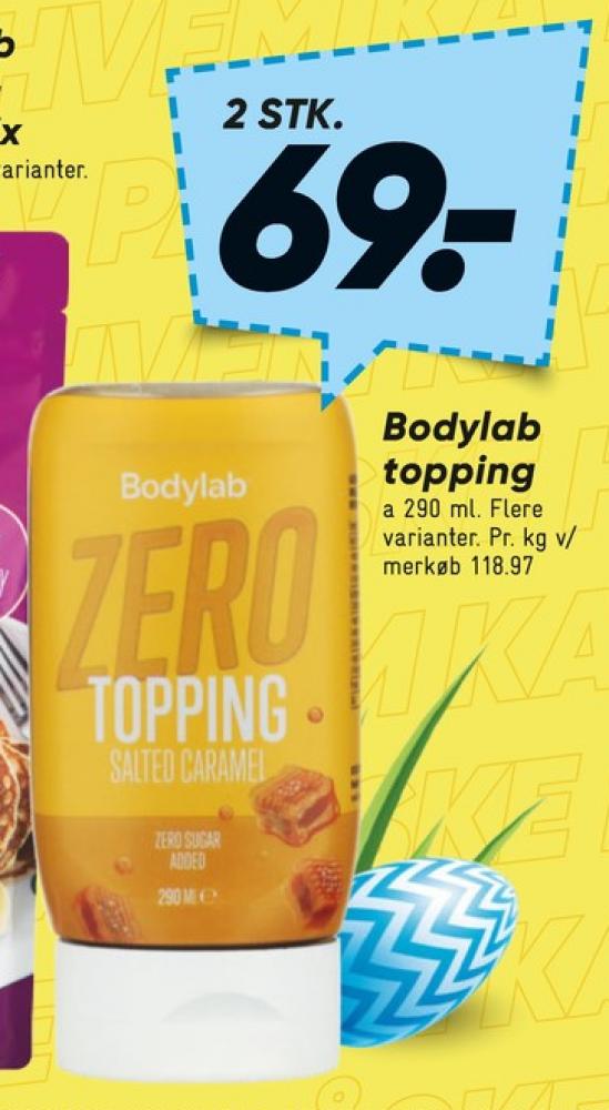 Bodylab Frontrunner, Zero Topping Salted Caramel