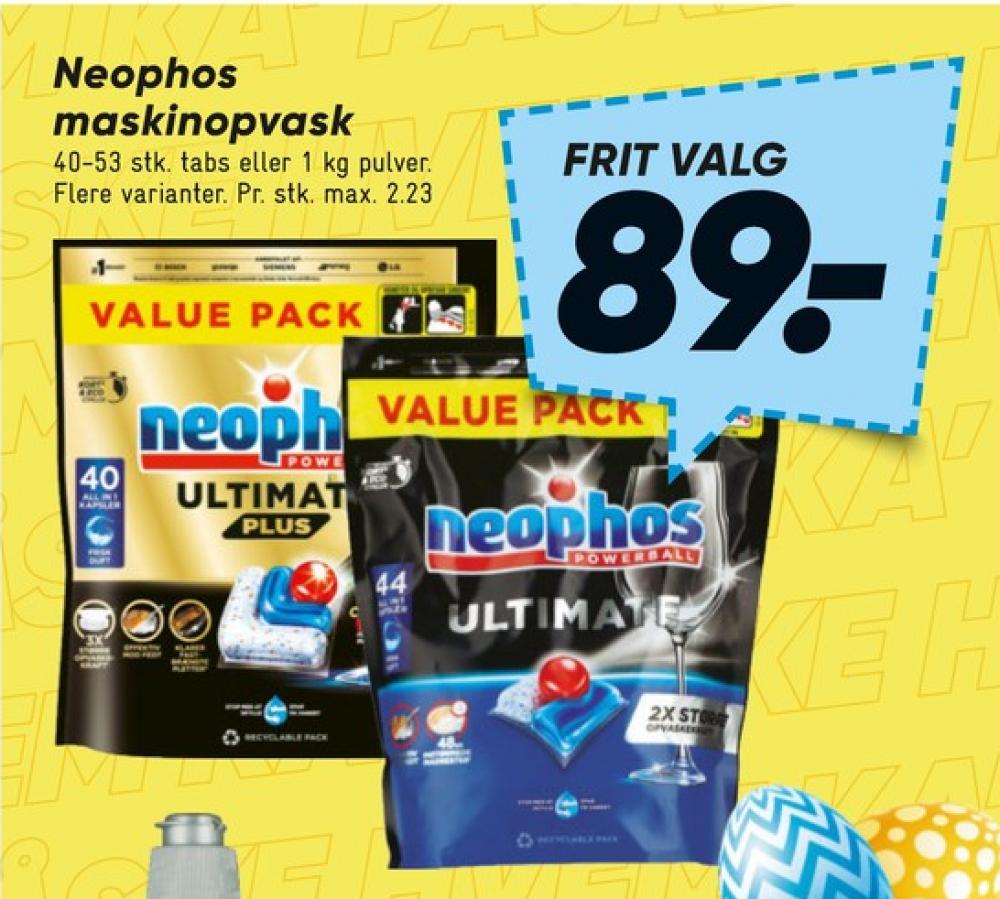 Neophos, Maskinopvask-tabs