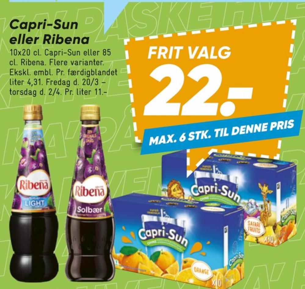 Capri-Sun, Frugtdrik Orange