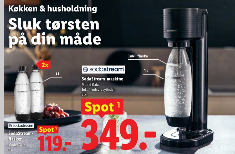 Sodastream, Sodavandsmaskine