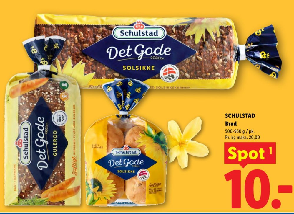 Schulstad Det Gode, Solsikkerugbrød