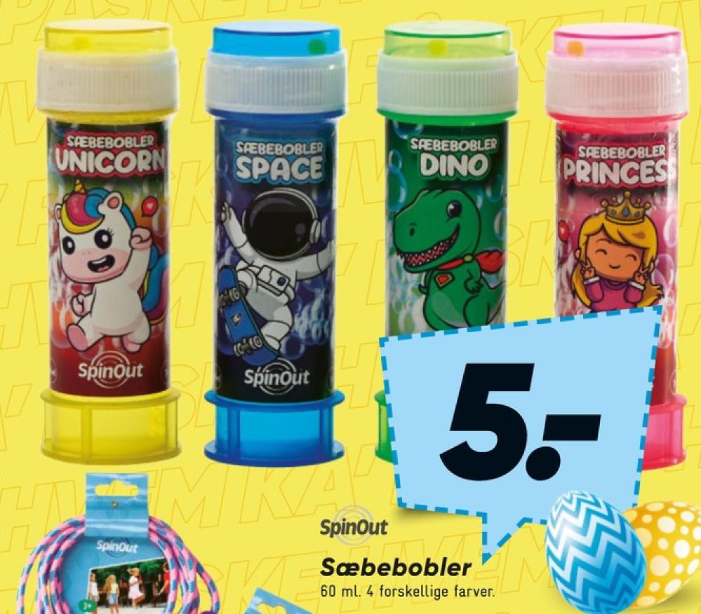 SpinOut, Sæbebobler