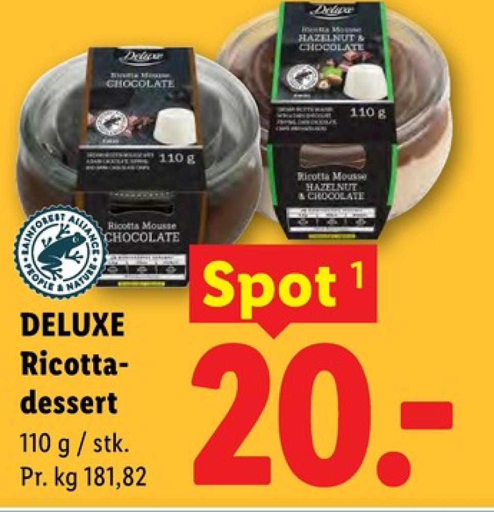Deluxe, Ricotta Mousse Chocolate
