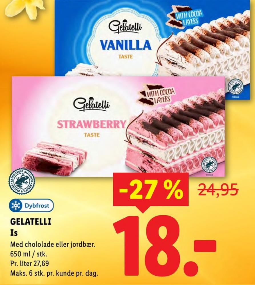 Gelatelli, Vanilla Taste with Cocoa Layers Is