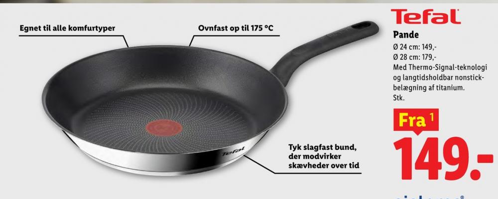 Tefal, Stegepande