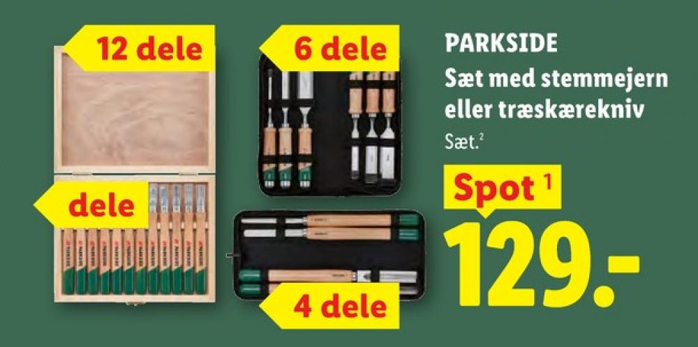 Parkside, Træskæreknive