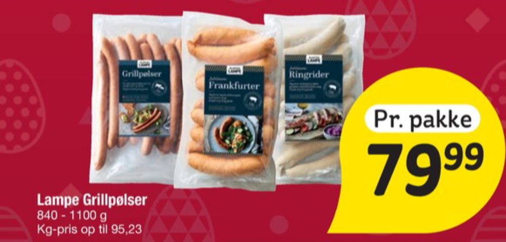 Slagter Lampe, Grillpølser