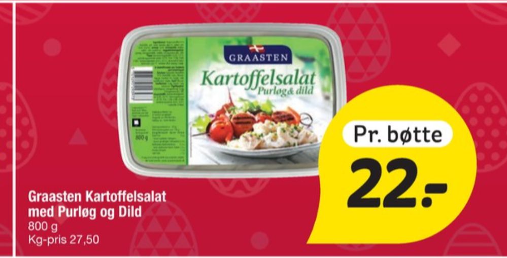 Graasten, Kartoffelsalat med Purløg og Dild
