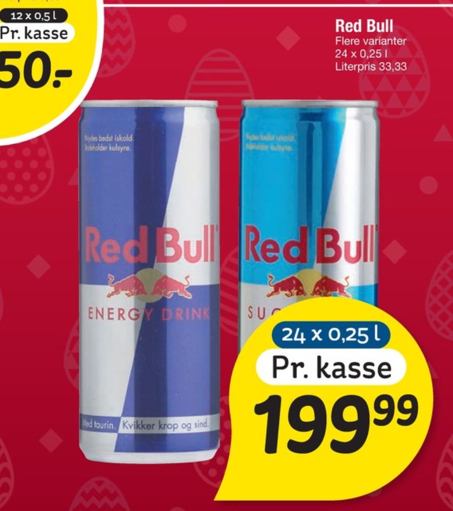 Red Bull Sugarfree, Energidrik 24 pk.