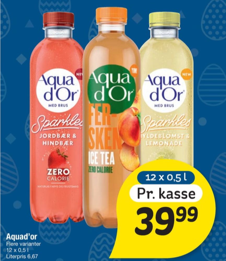 Aqua d'Or Sparkles, Mineralvand med brus, jordbær og hindbær