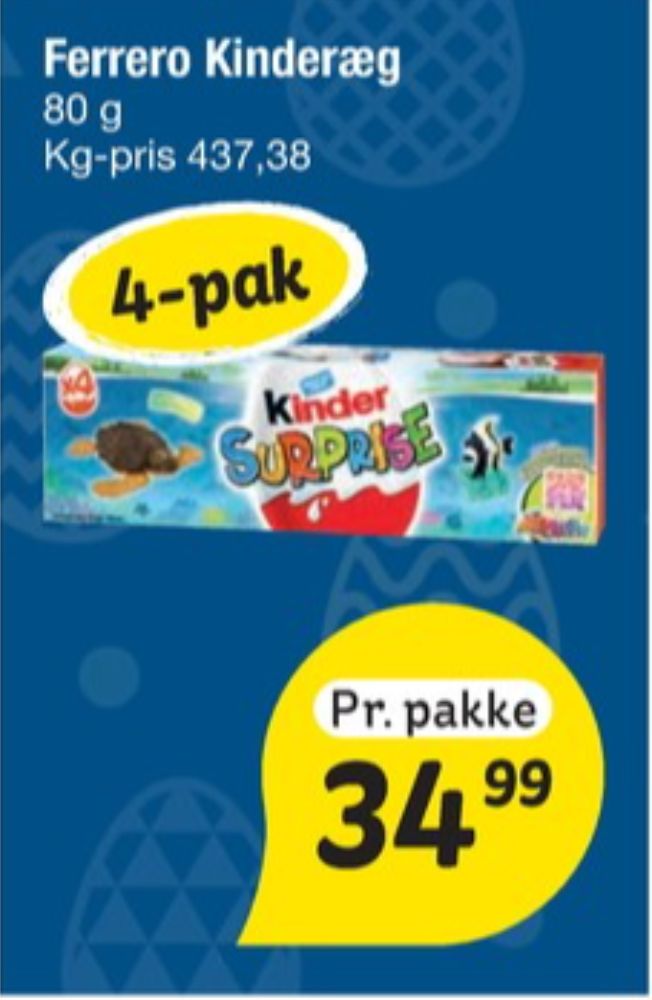 Kinder Surprise, Chokoladeæg