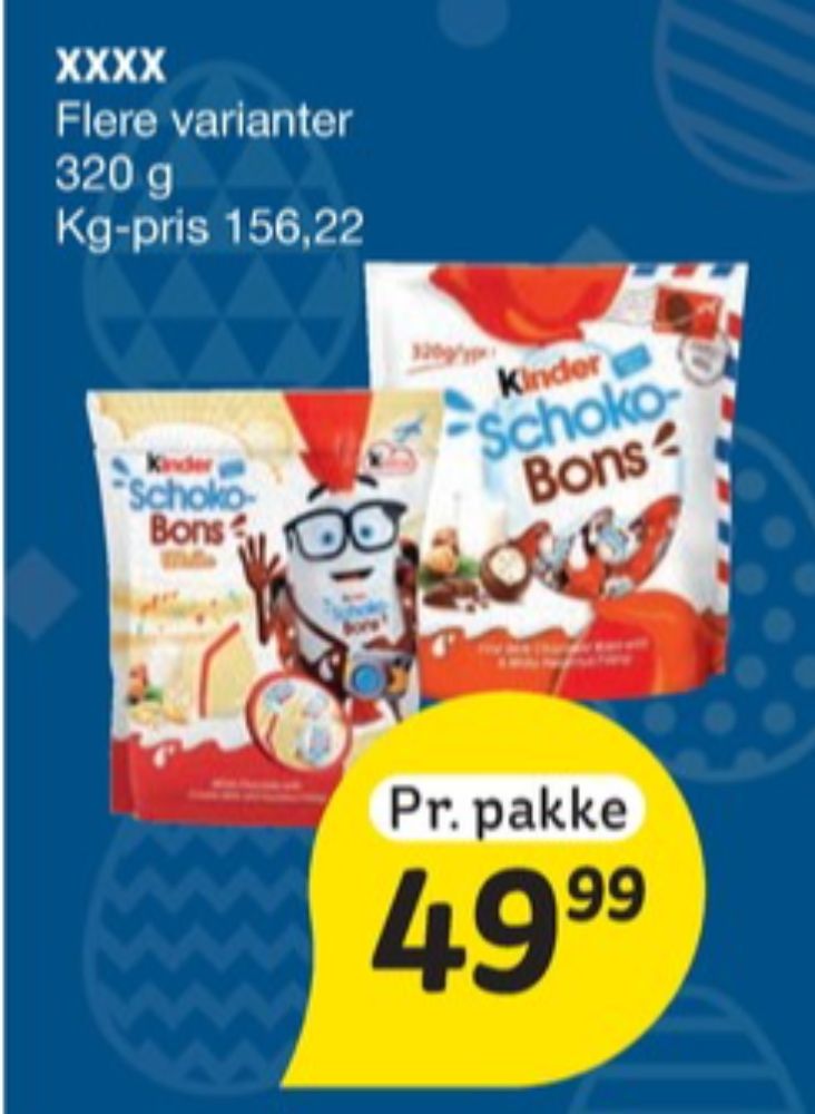 Kinder Schoko Bons, Chokoladeposer