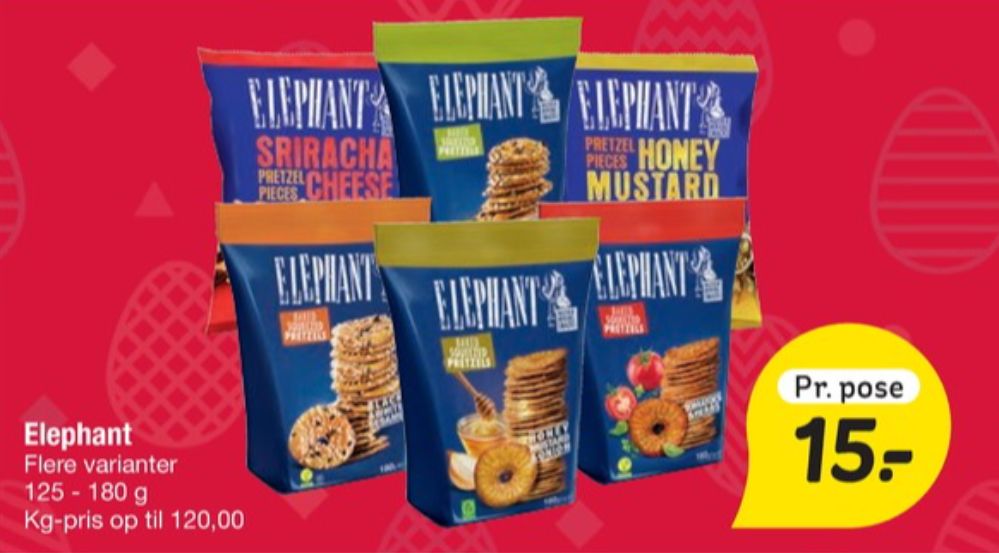 Elephant, Pretzel Sriracha Cheese