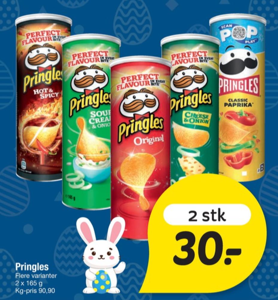 Pringles, Cheese & Onion Chips