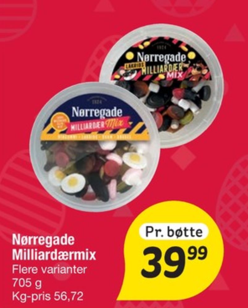 Nørregade Milliardær Mix, Slikbøtter