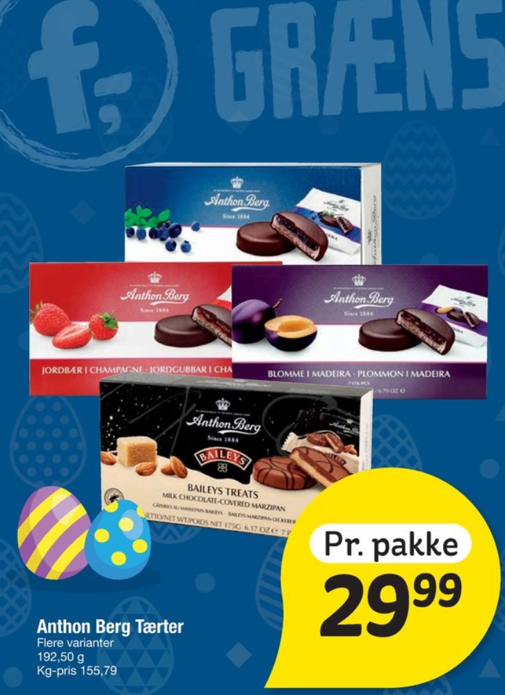 Anthon Berg, Marcipantærter Jordbær i Champagne