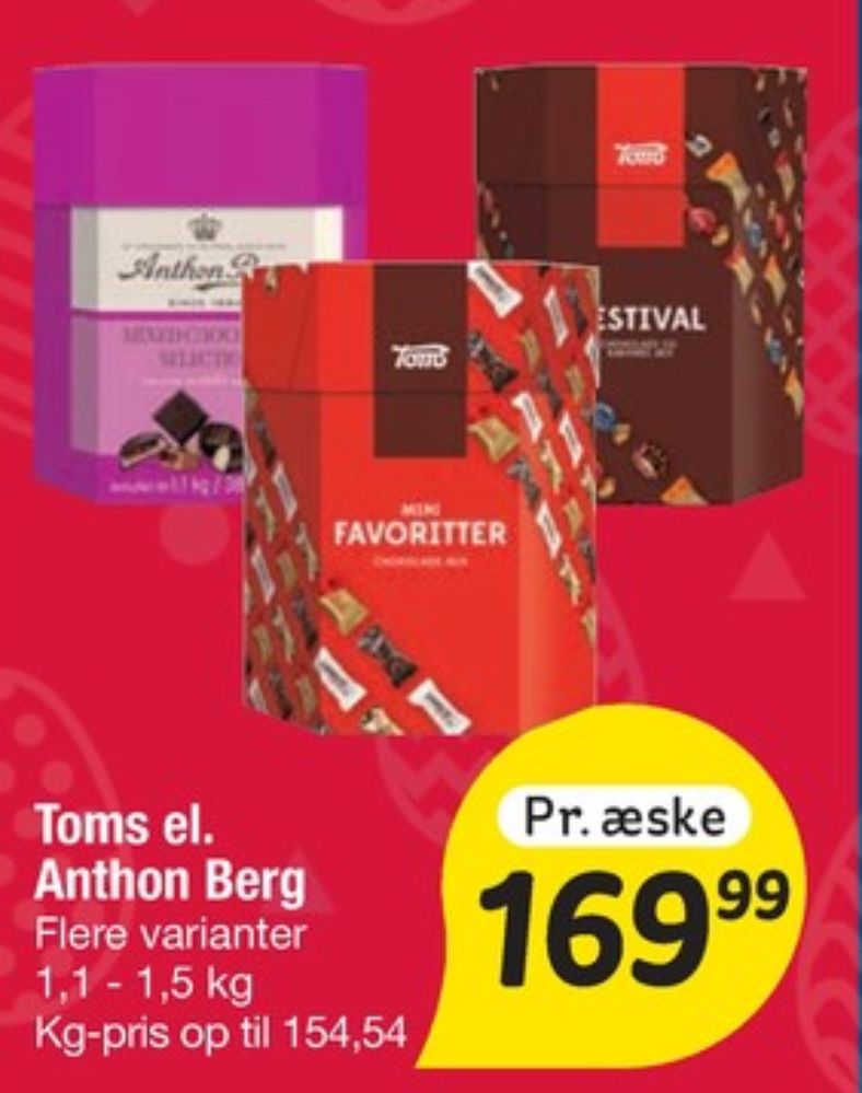 Anthon Berg Mixed Chocolate Selection, Dessertchokolade