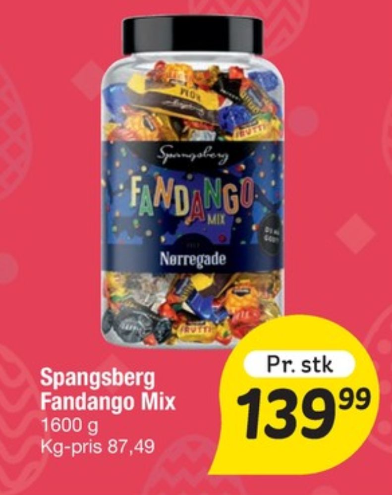 Spangsberg Fandango Mix, Dessertchokolade
