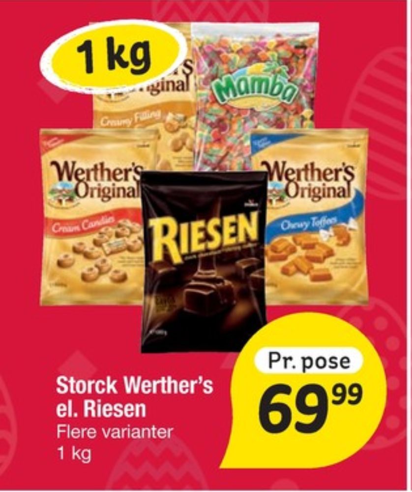 Werthers Original, Karameller Creamy Filling