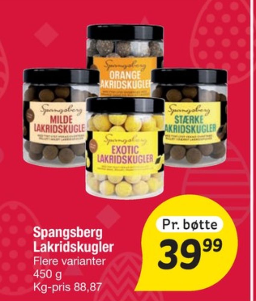 Spangsberg Konfekt, Exotic Lakridskugler