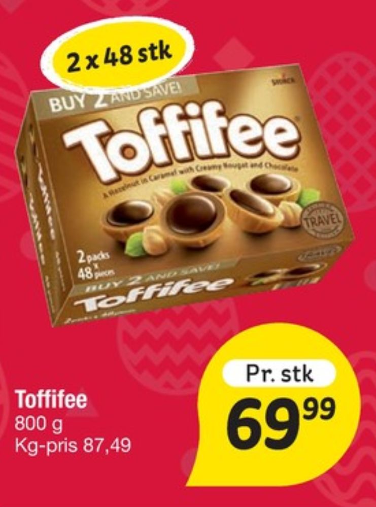 Toffifee, Dessertchokolade