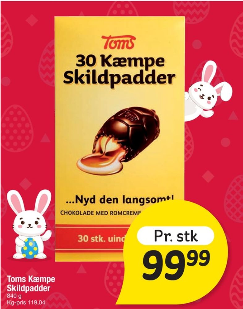 Toms Kæmpe Skildpadder, Chokoladeskildpadder