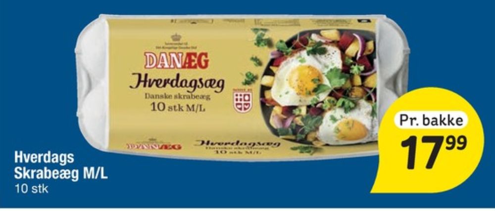 Danæg, Hverdagsæg M/L