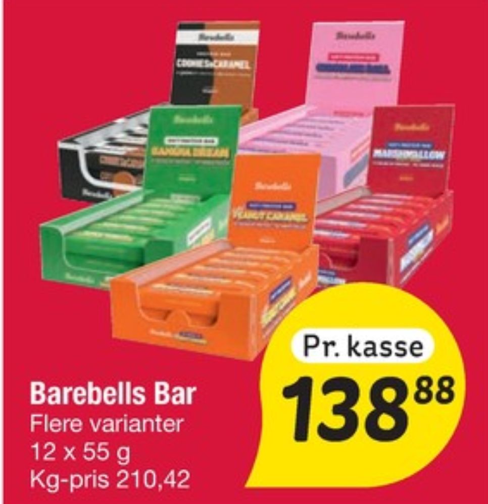 Barebells, Banana Dream Proteinbar