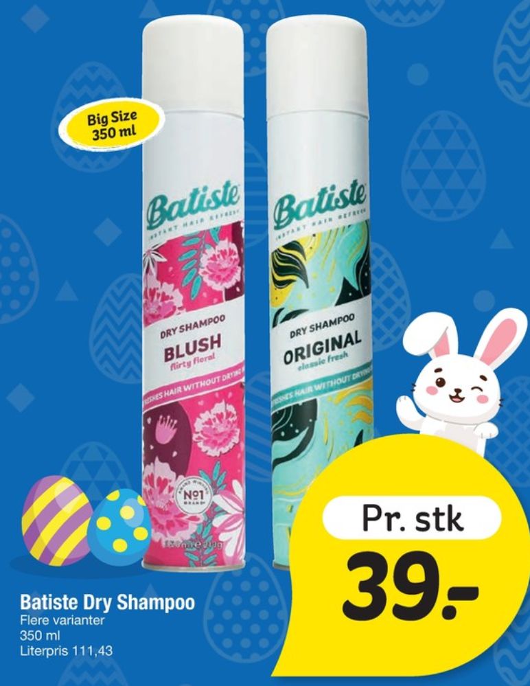 Batiste, Tørshampoo