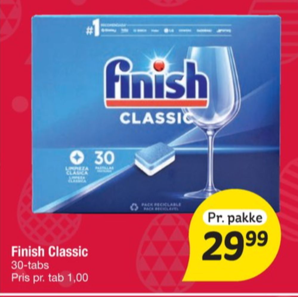 Finish, Maskinopvask-tabs