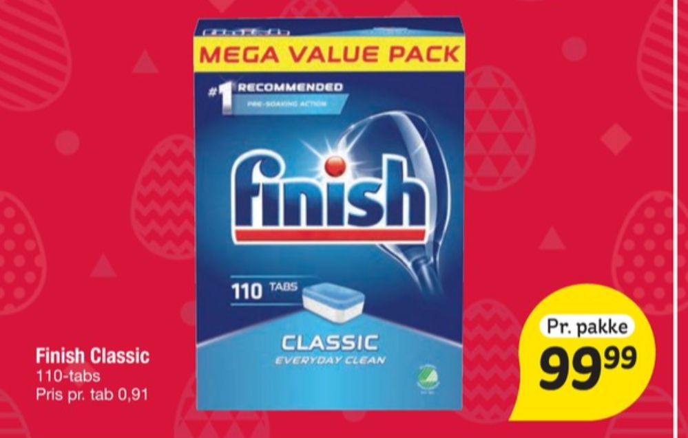 Finish, Maskinopvask-tabs