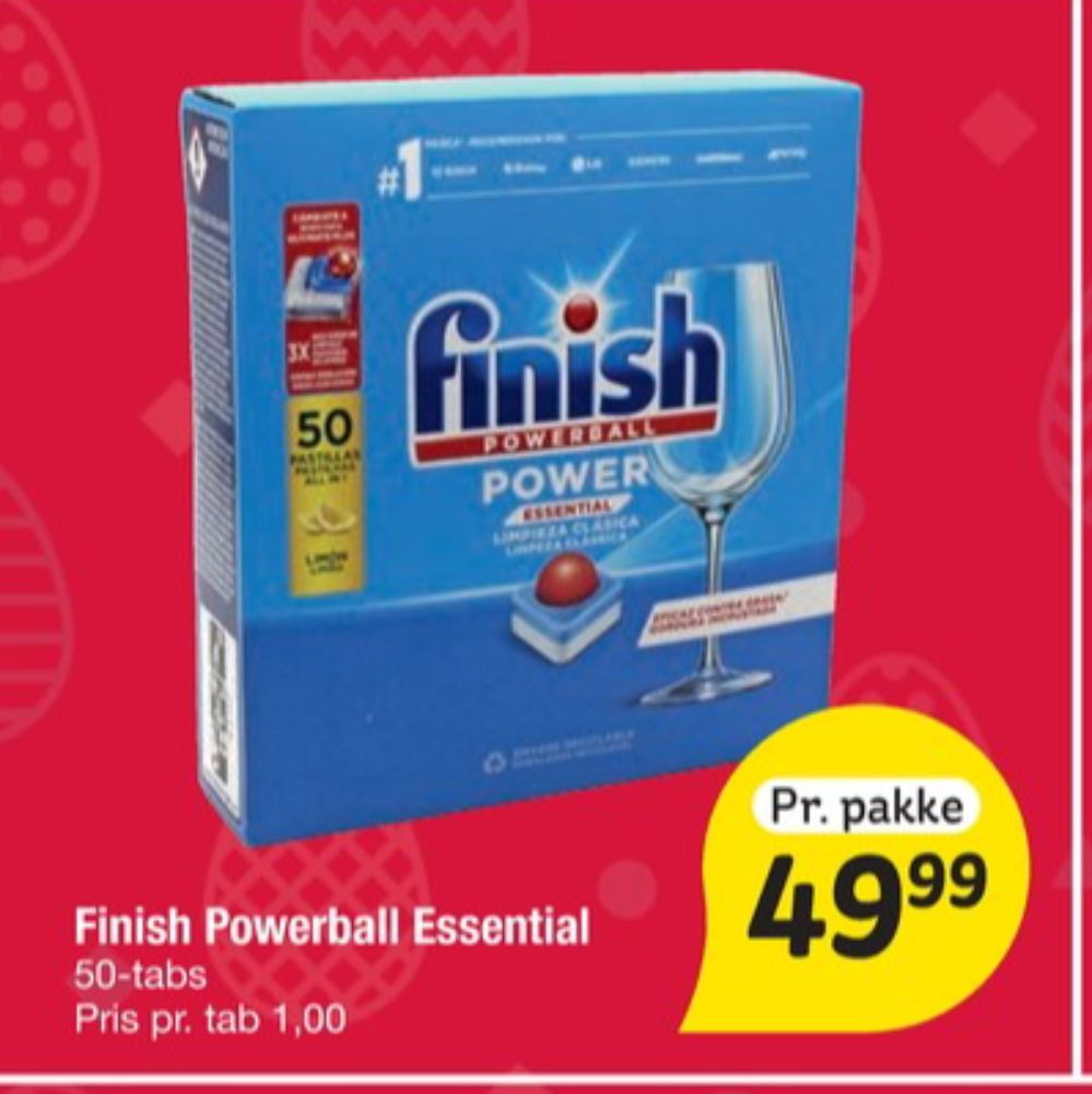 Finish, Maskinopvask-tabs