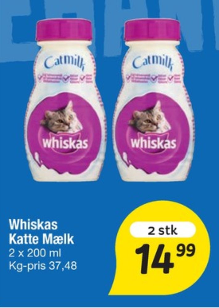 Whiskas, Kattemælk