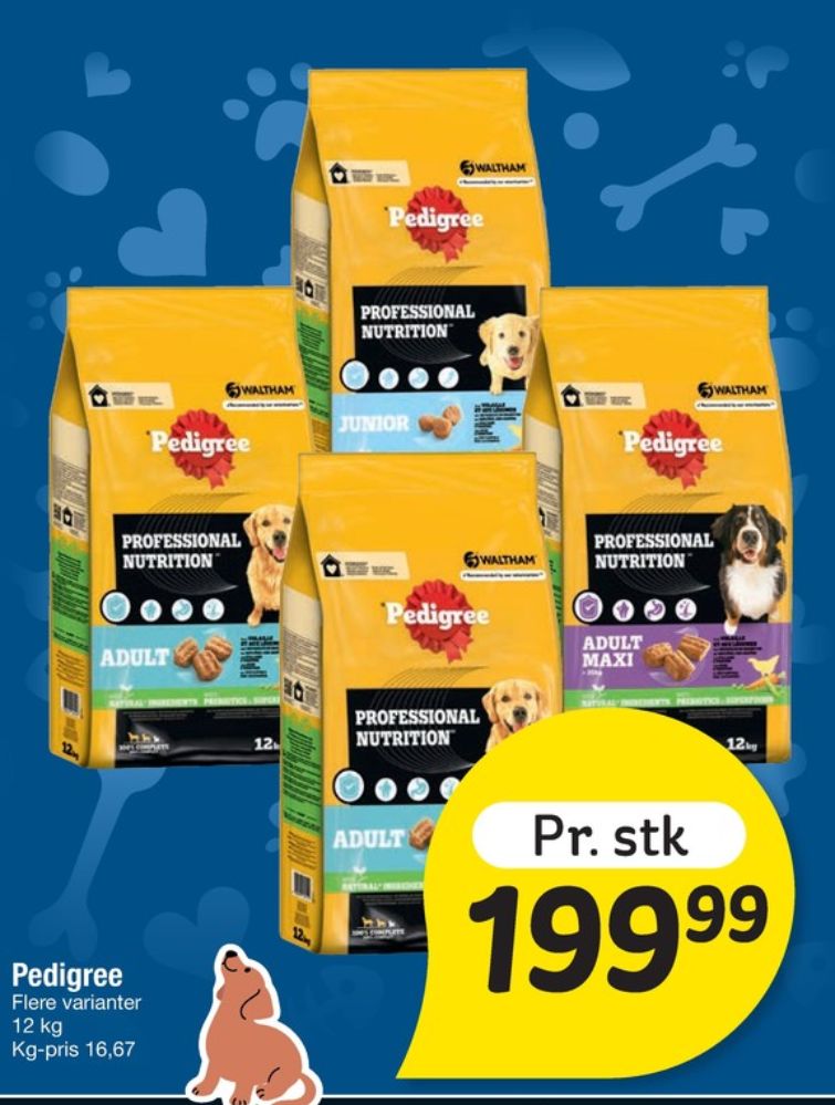 Pedigree, Hundefoder