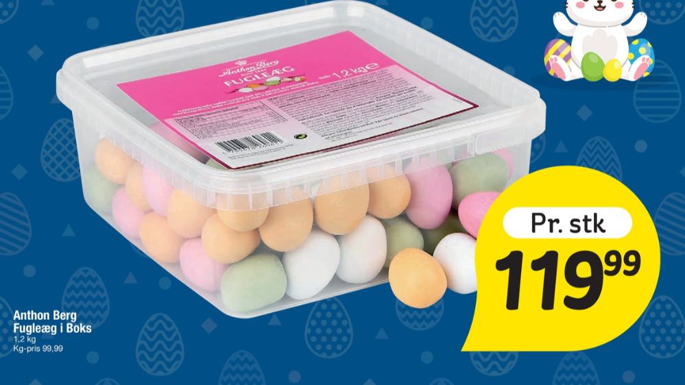 Anthon Berg Fugleæg, Marcipanæg