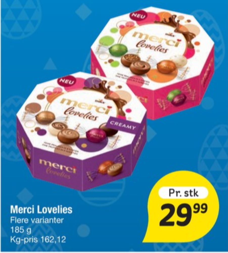 Merci Lovelies, Dessertchokolade