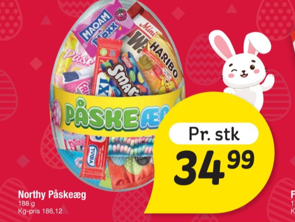 Nordthy Påskeæg, Slik