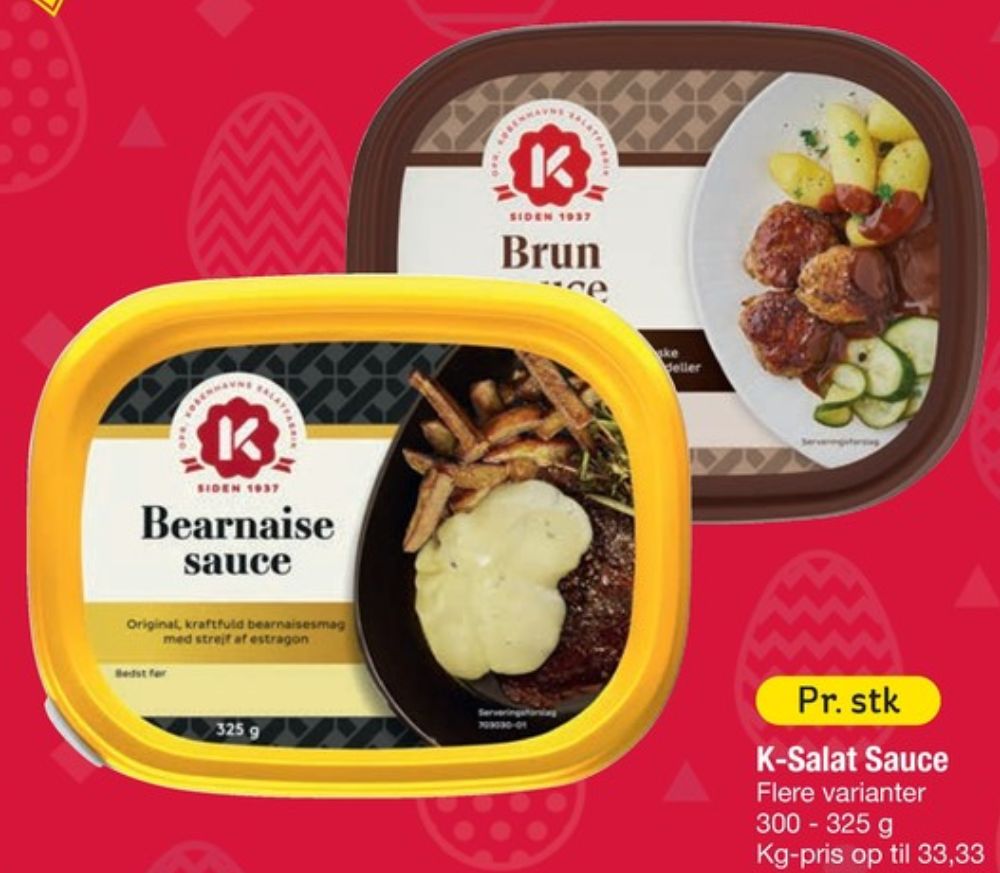 K-salat, Bearnaisesauce