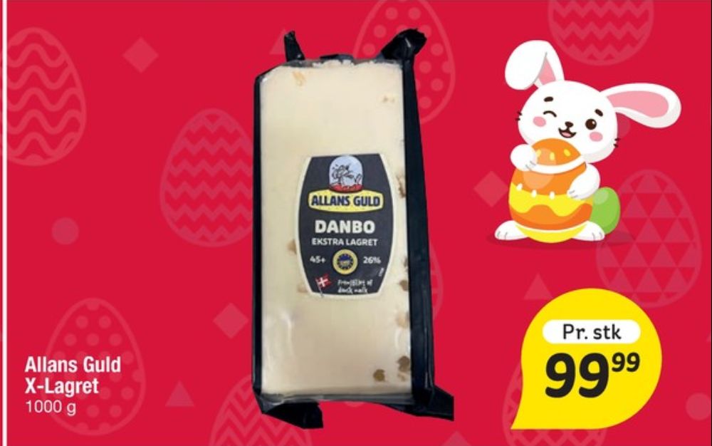 Allans Guld, Skæreost Danbo Ekstralagret