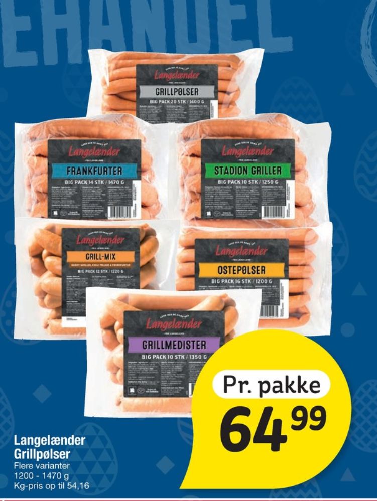 Langelænder, Grillmedister