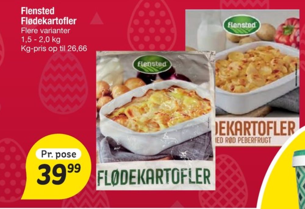 Flensted, Flødekartofler