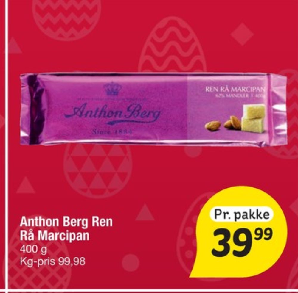 Anthon Berg, Marcipan