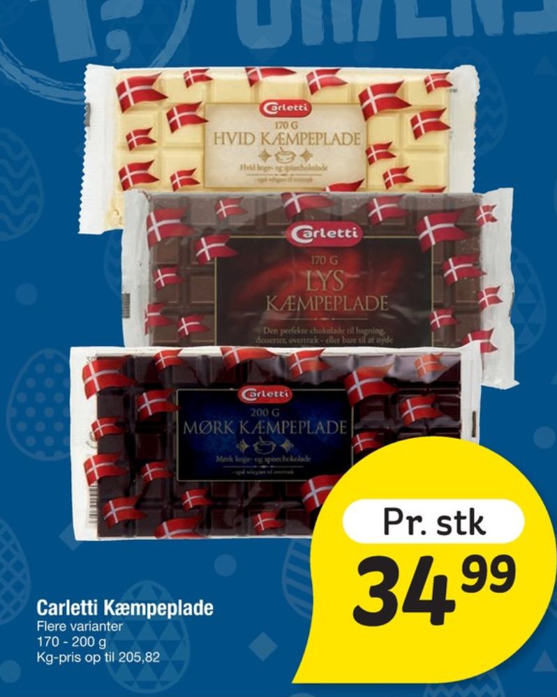 Carletti, Mørk Kæmpeplade