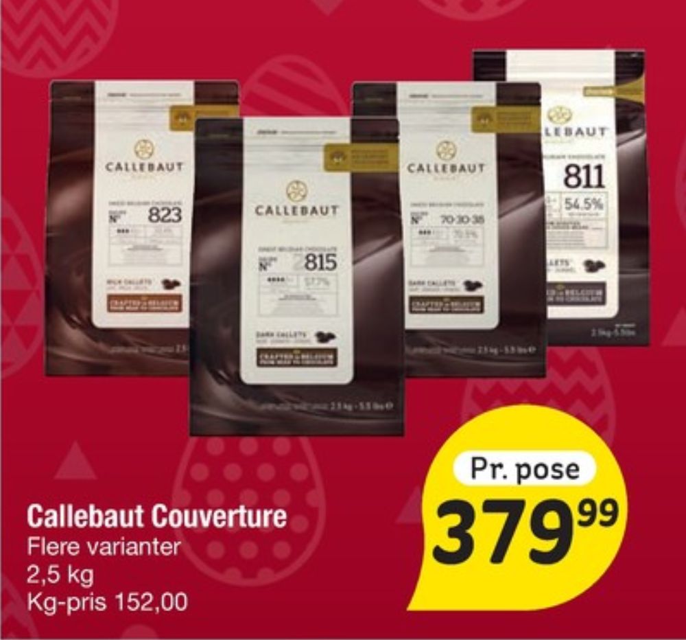 Callebaut, Overtrækschokolade 70-30-38