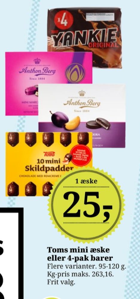 Toms Mini Skildpadder, Chokoladeskildpadder