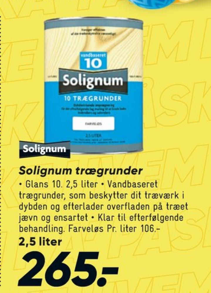 Solignum, Grunder